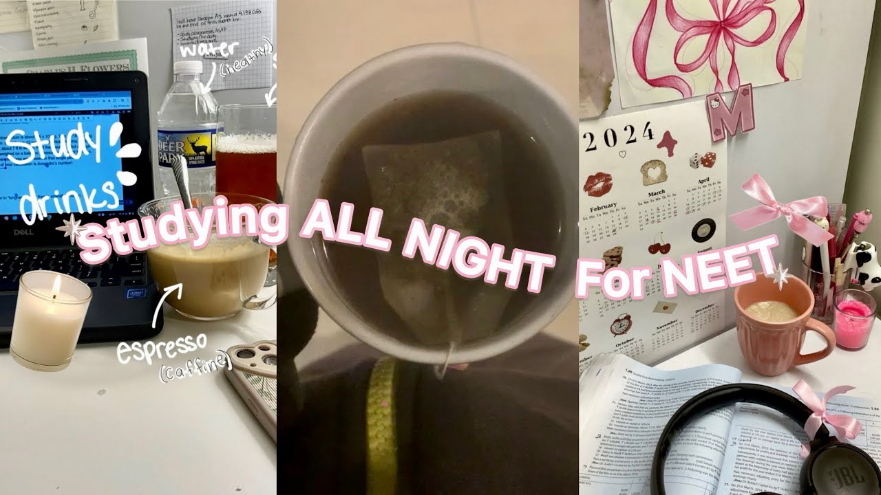 Pulling an all-nighter for NEET (aesthetic Indian study vlog)  *rant*, NEET prep , burnt out