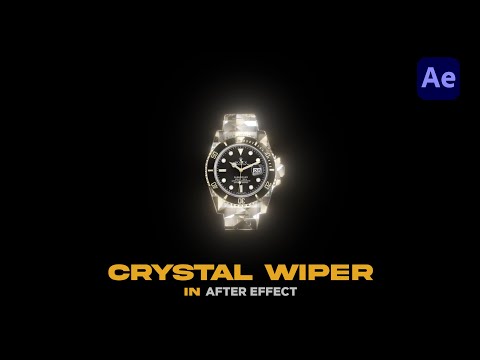 Crystal Wiper Logo Effect in After Effect |