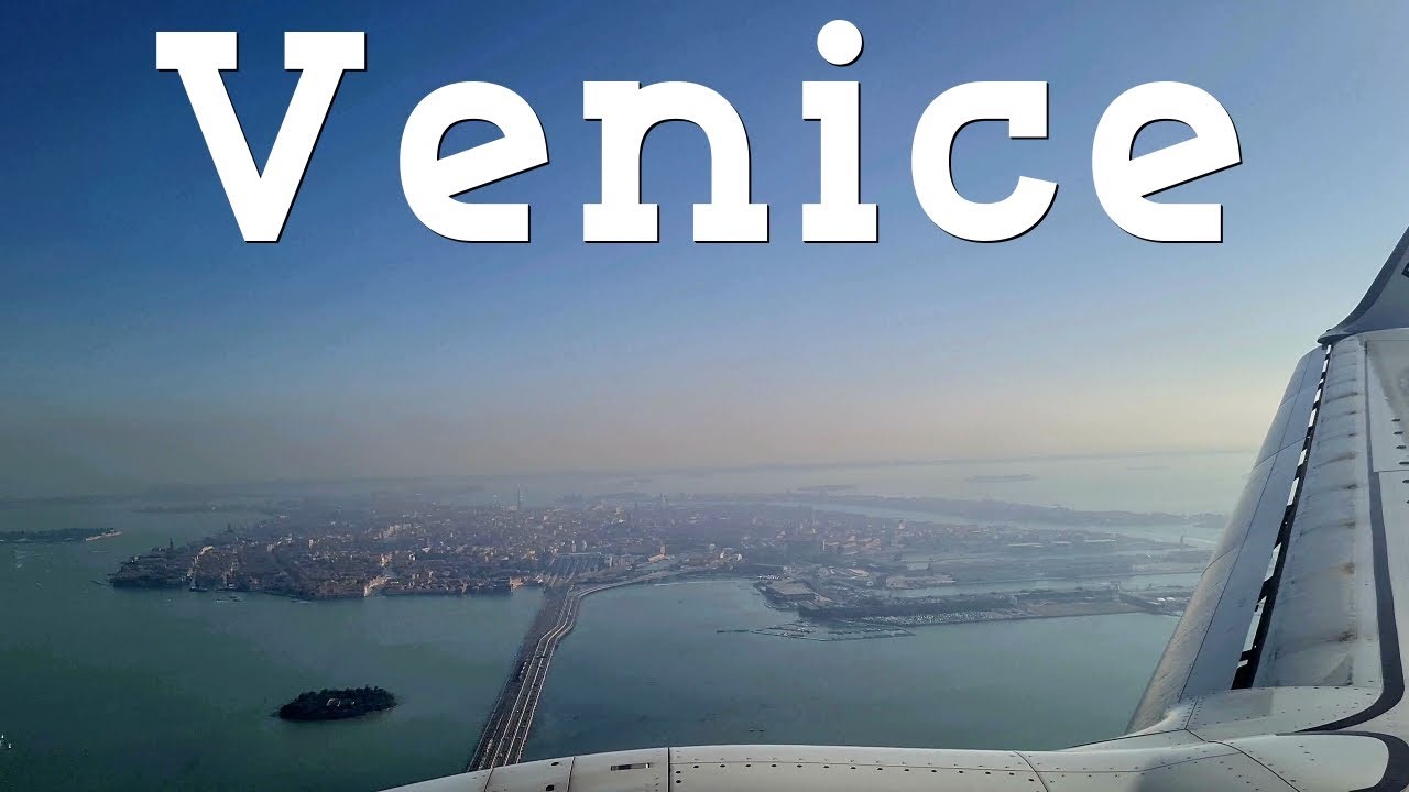 Landing at Venice Ryanair Venice Marco Polo Airport Boeing 737