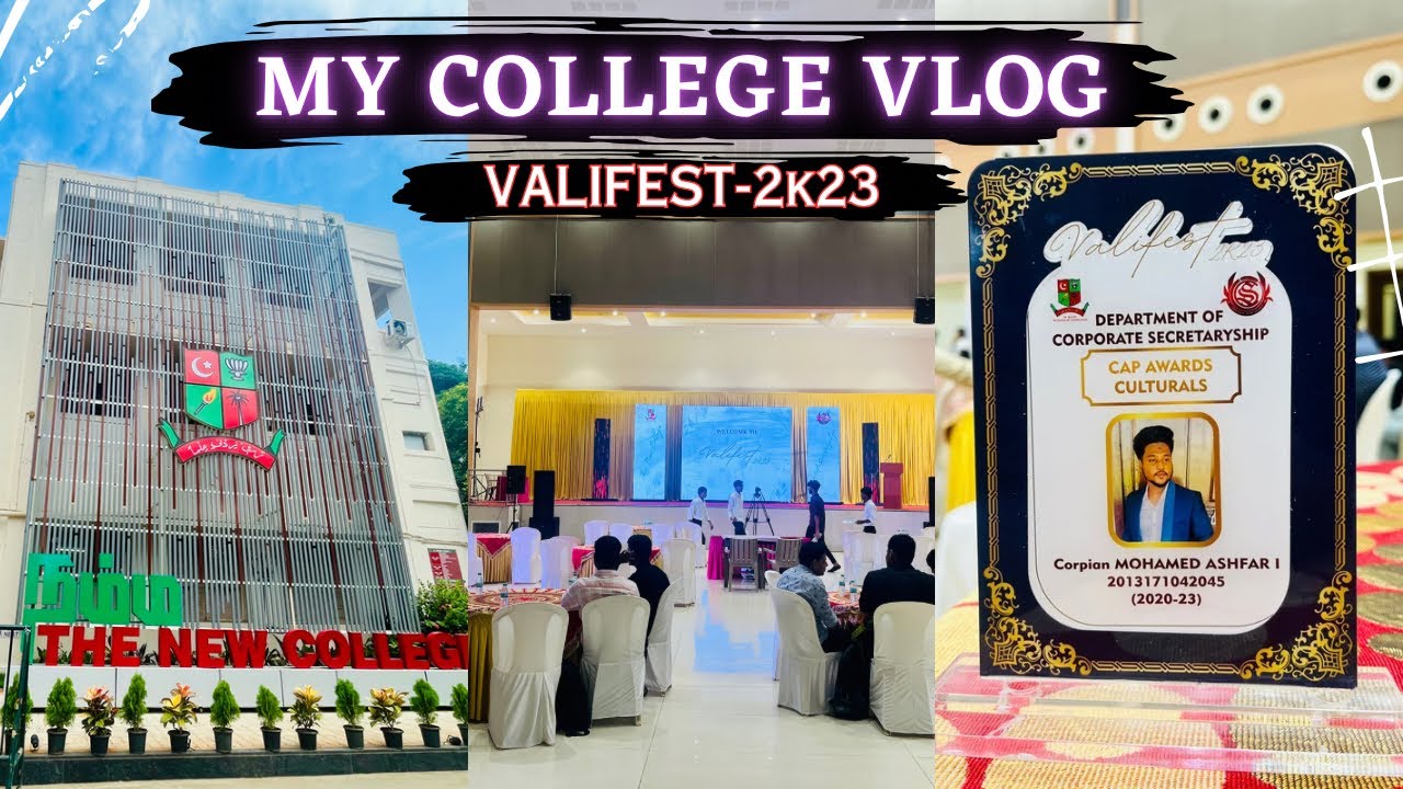 ❤️‍🔥My College Vlog🤩Valifest 2k23🔥The New College💥