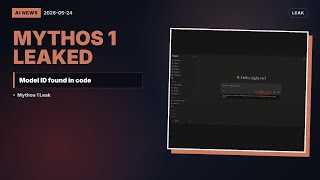[2026.5.24] Mythos 1 Leak, Codex Reset, DeepSeek API, Codex Ecosystem, xAI Energy, Ferrar…