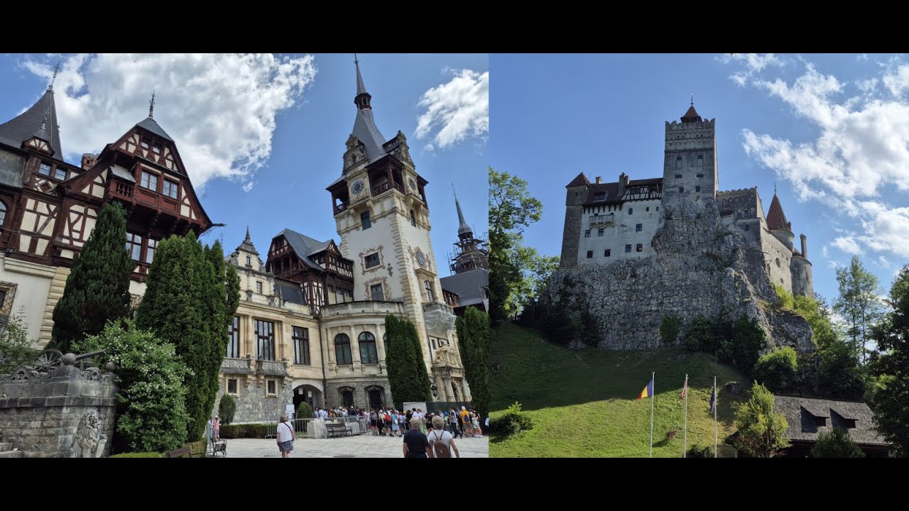 Romanian Castles: Peles Castle in Sinaia and Bran Castle