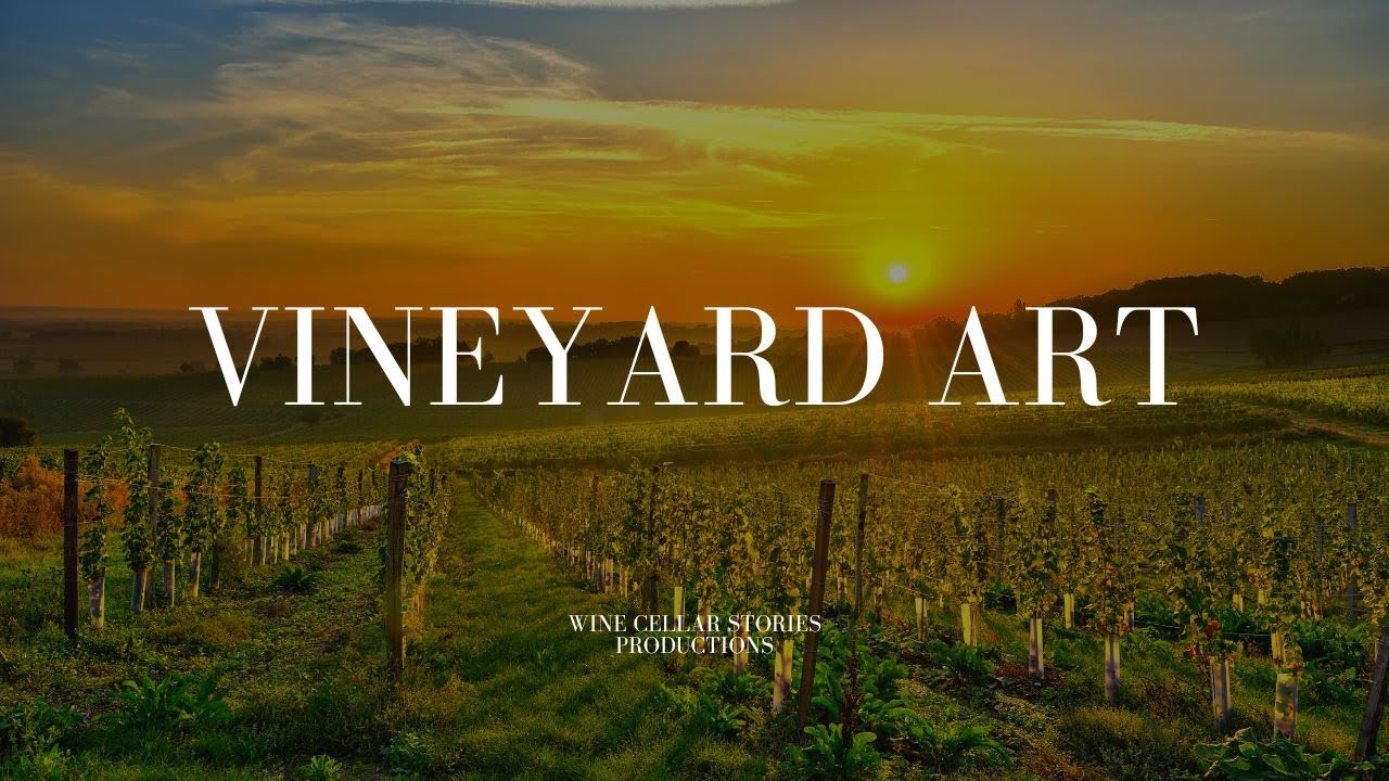 Vineyard Art | Relaxing Aerial wine poetry
