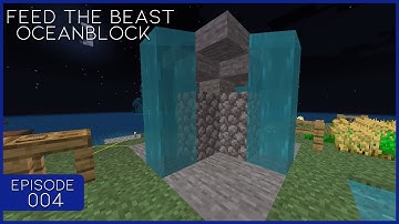 Feed The Beast Oceanblock EP4 - cobblestone generation