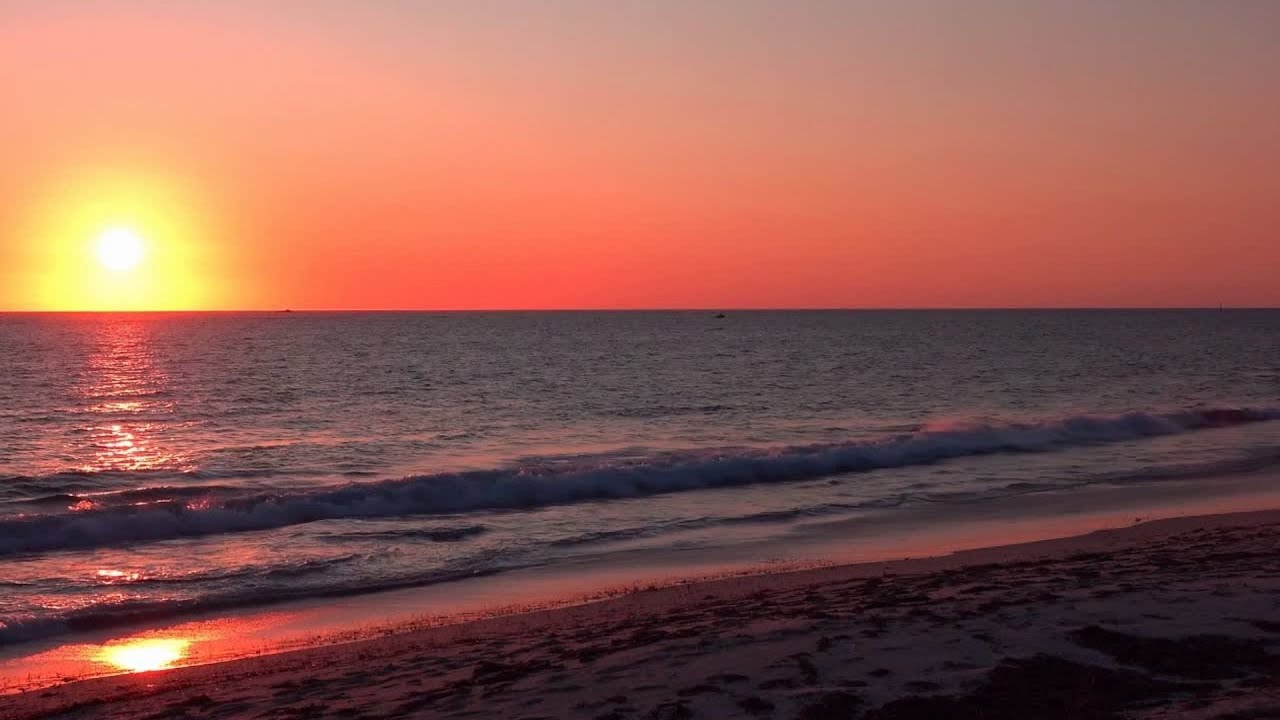 Gentle Ocean Waves at Sunset - Calm Beach Sounds | Real Nature, No AI