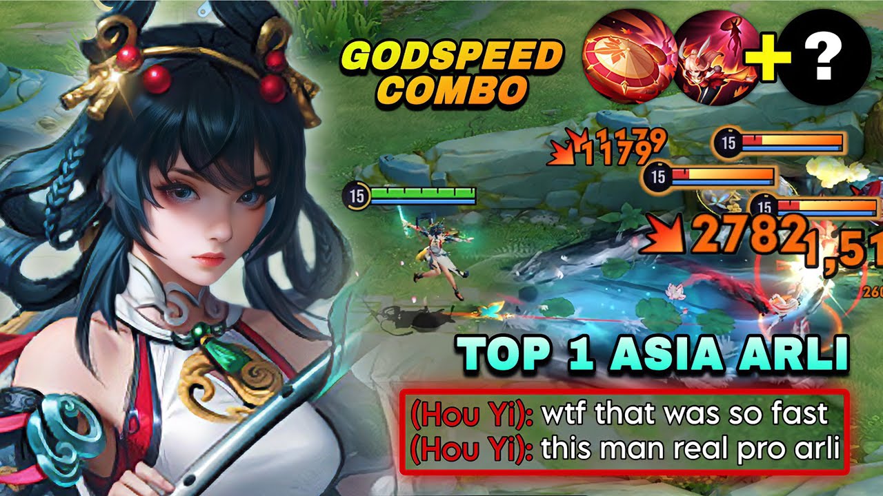 TOP 1 ASIA ARLI GODSPEED COMBO ENEMIES GO CRAZY IN SOLO HIGH RANK GAME! | ARLI BEST BUILD & ARCANA 