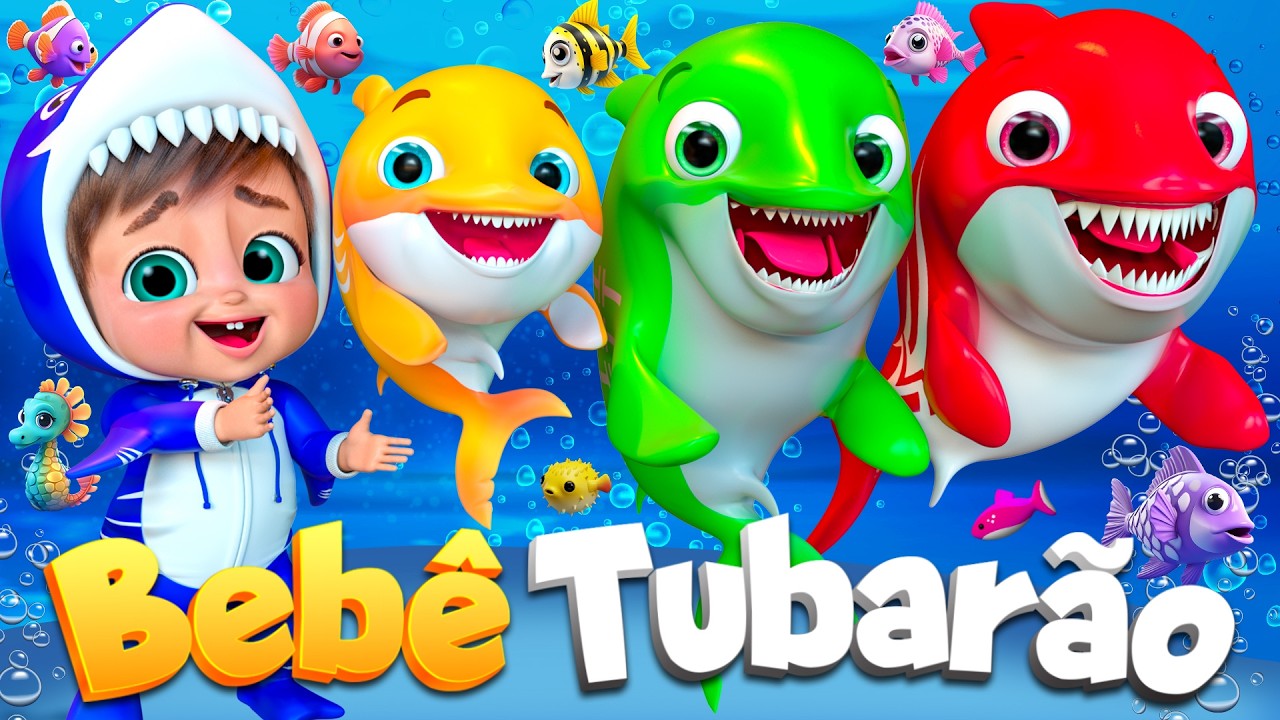 Aventuras do Bebê Tubarão  @SuperLucaPortugues #rimasinfantis #musicasinfantis