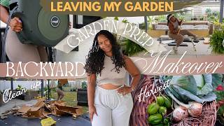 Leaving my garden | New Garden beds 🌱| Spring clean with me | Harvest | Patio Refresh | fixer upper