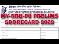 My RRB PO Result 2022 🥺 Sirf thodi marks se😑😑