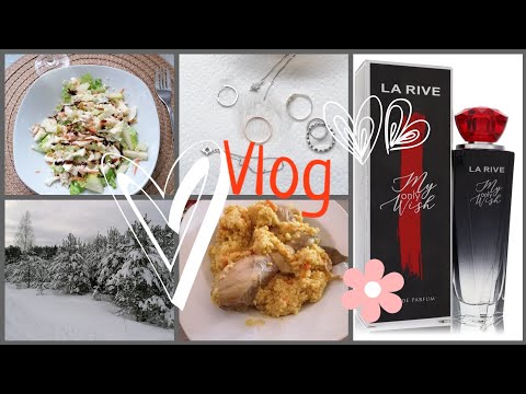 VLOG /Зимний лес❄️Чищу украшения, Новый Парфюм💓, Плов из пшена, Лёгкий салат🥗