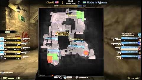 Nip vs Cloud9 @ ESL2014