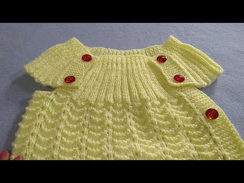 kiran the knitter baby frock