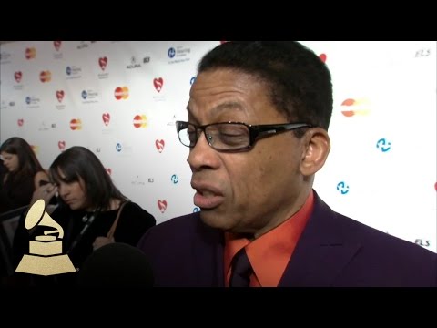 Herbie Hancock on the Red Carpet at MusiCares Pers...