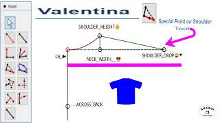 TUTORIAL SPECIAL POINT ON SHOULDER TOOL _ VALENTINA