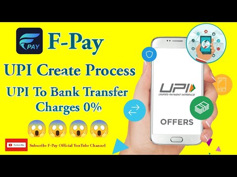 Create UPI & Join Bank Account With F-Pay