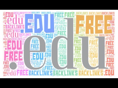 Get a free dofollow high DA .edu backlink