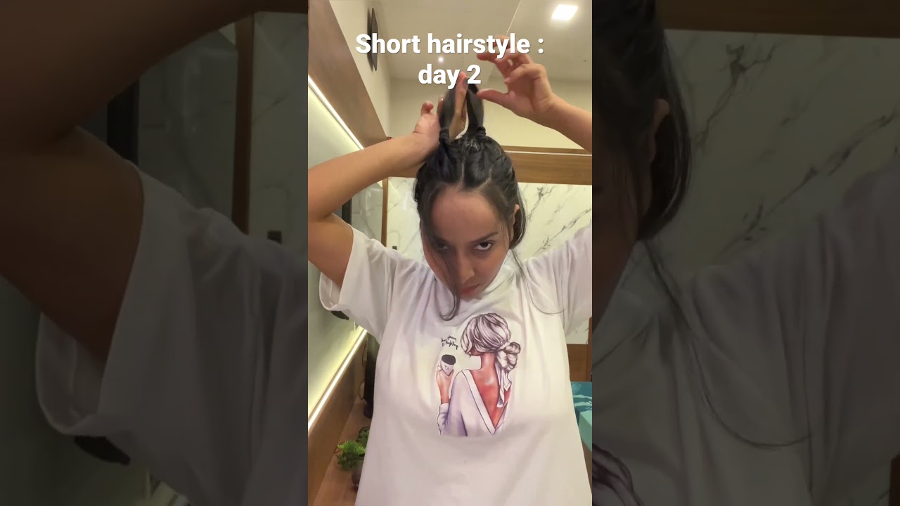 Easy & trending short hairstyle 
