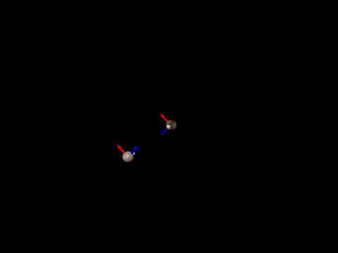 Pluto--Charon Simulation