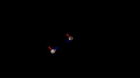 Pluto--Charon Simulation