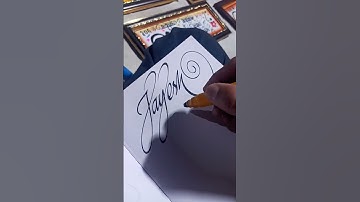 #jayesh #calligraphy #shorts #nameart #sureshsuryawanshi #viral #india