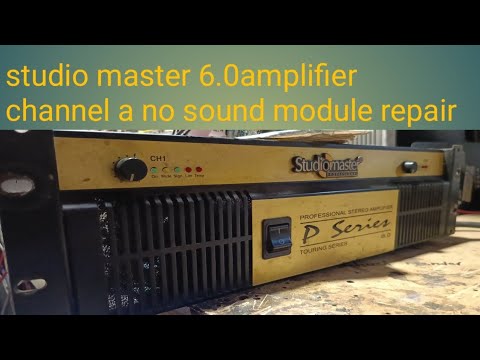 studio master 6.0 amplifier module repair very easily #amplifier - YouTube