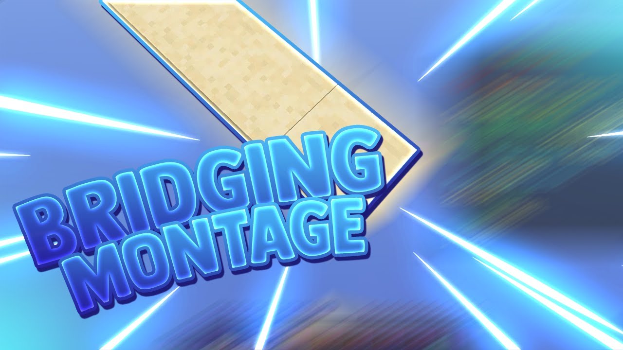 minecraft bridging montage [not god bridging or speed bridging]