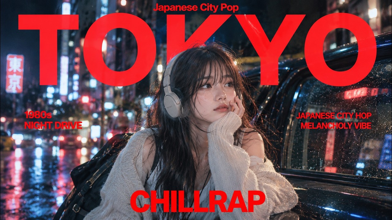 邦楽 CITY 1980s Night. 雨に滲むネオンとメランコリー。』｜City Hop｜【邦楽