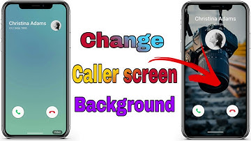Change caller screen background change kare