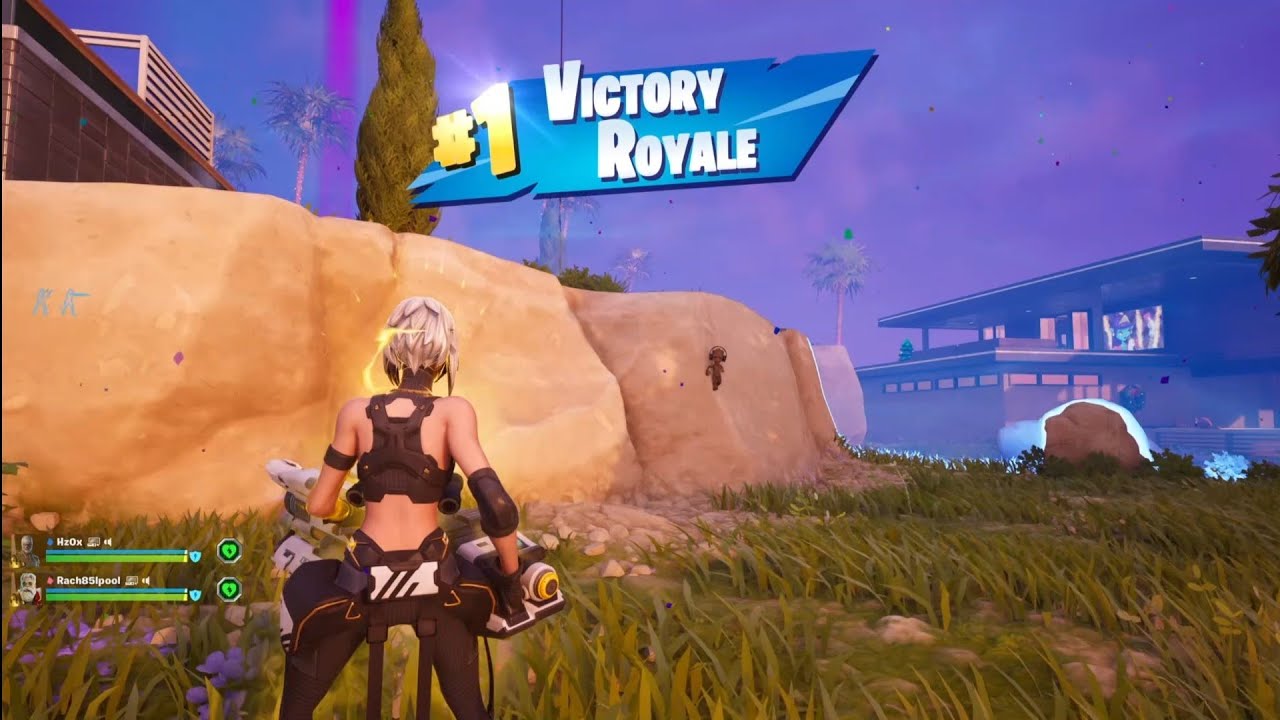 Fortnite Winterfest Victory Royale. 7 Kills Trio. Hush Boss