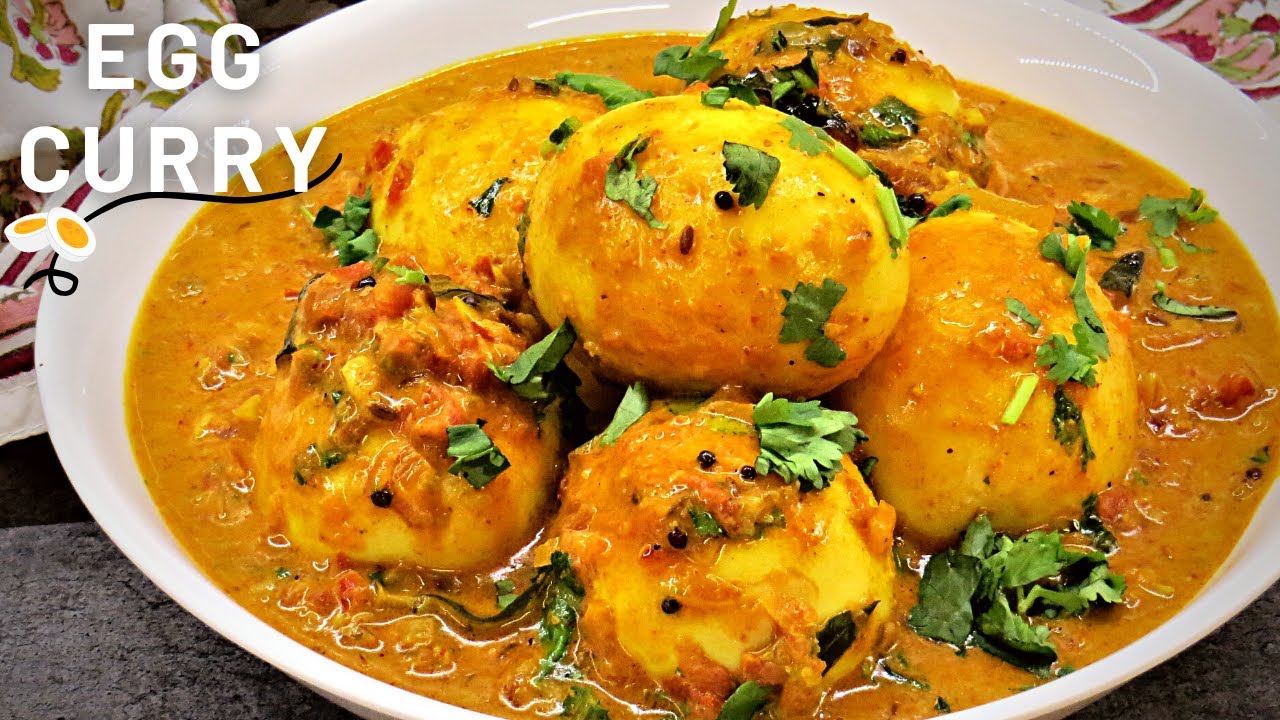 Egg curryCoconut milk CurrySouth Indian FlavourRestaurant style