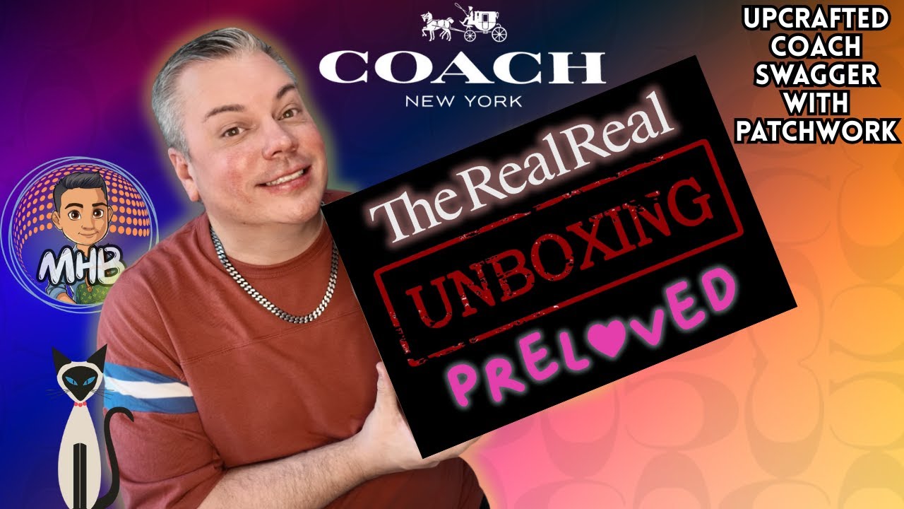 Распаковка подержанного Coach Swagger с лоскутным принтом