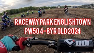 Raceway Park Englishtown NJ PW50 4-8yr 2024 2nd Place Finish Saturday Night Lights RD 1 Motocross