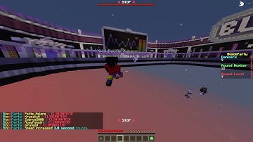 Reporting a flying hacker on HiveMC - BlockParty