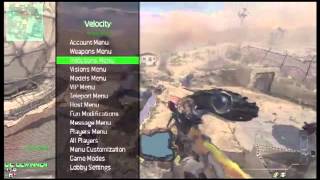 (PREVIEW) Velocity Mod Menu By Sticky {MW3 1.24}