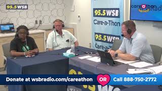 Nurse speaks with Erick Erickson at Care-A-Thon after a child passes away