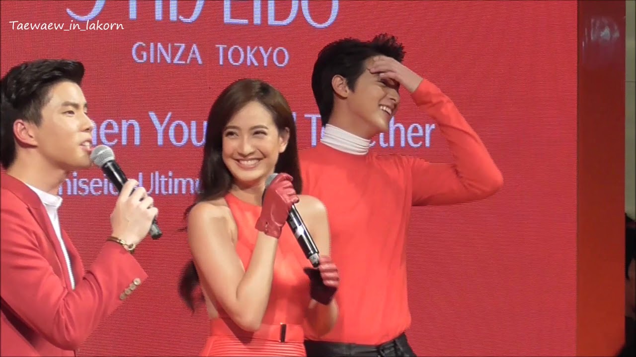 แต้ว-เจมส์ ช่วงพูดคุยงานชิเซโด้