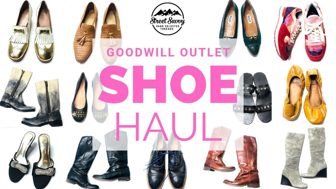 Goodwill Outlet SHOE Haul to Flip Online YouTube