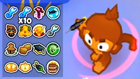 How Long Can A MAX Buffed 0-0-0 Dart Monkey Survive? (Bloons TD 6)