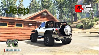 Jeep Wrangler Unlimited 3 Door Jk 2013 Gta V Real Life Mods Vehicle Testdrive Gameplay 60Fps