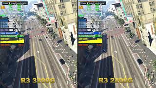 R3 3200G Vs R3 2200G Gta V 900P Low Settings