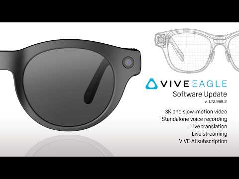 What’s new for VIVE Eagle new software update v1.72.999.2