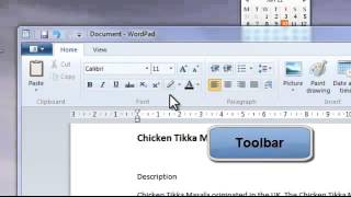 Basic Computer Training   Identifying Parts of an Application Window