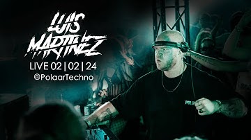 LUIS MARTINEZ Full Live-Set @Polaar Techno | 02|02|24 | Hardtechno to Hardcore [4K]