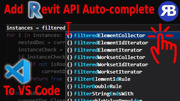Revit Snippet: Add Revit API Auto-complete to Visual Studio Code (Updated)