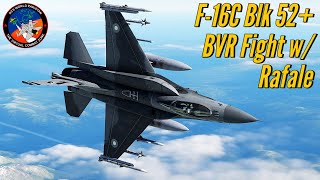 DCS PAF F-16C Blk 52+ BVR fight w/ IAF Rafale | DCS World screenshot 3