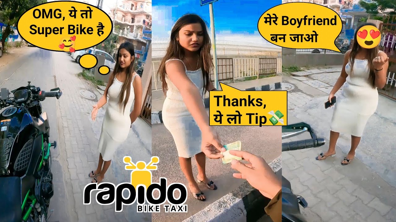 Super Bike पर Rapido 😱 (ये लड़की तो impress हो गईं यार 😍)