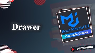 Drawer in Material UI |  Material UI Course in Hindi