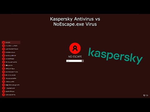 NoEscape.exe Virus vs Kaspersky Antivirus! #noescapeexe #kaspersky