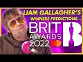 “They’re Not Rock” BRIT AWARDS 2022 Winner Predictions by Liam Gallagher.