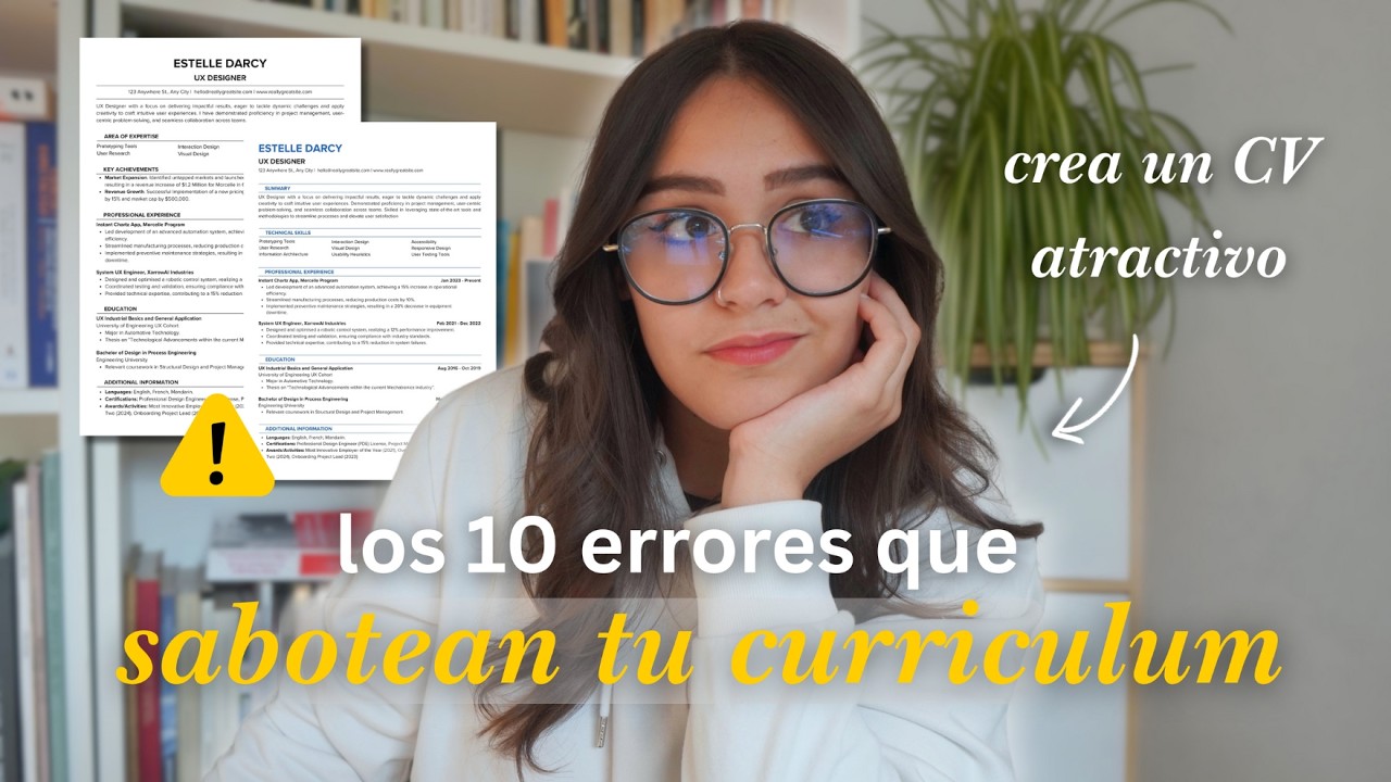 10 Errores Comunes en tu Currículum (y Cómo Evitarlos) | Guía Paso a Paso